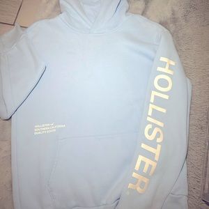 Light blue Hollister Hoodie